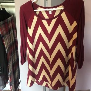 Charming Charlie | Chevron Blouse